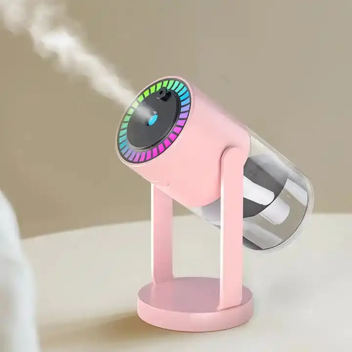 Pink Starry Sky Projection Humidifier – USB Ultrasonic Car and Home Air Humidifier, Mist Diffuser for Hydration Wholesale Hub