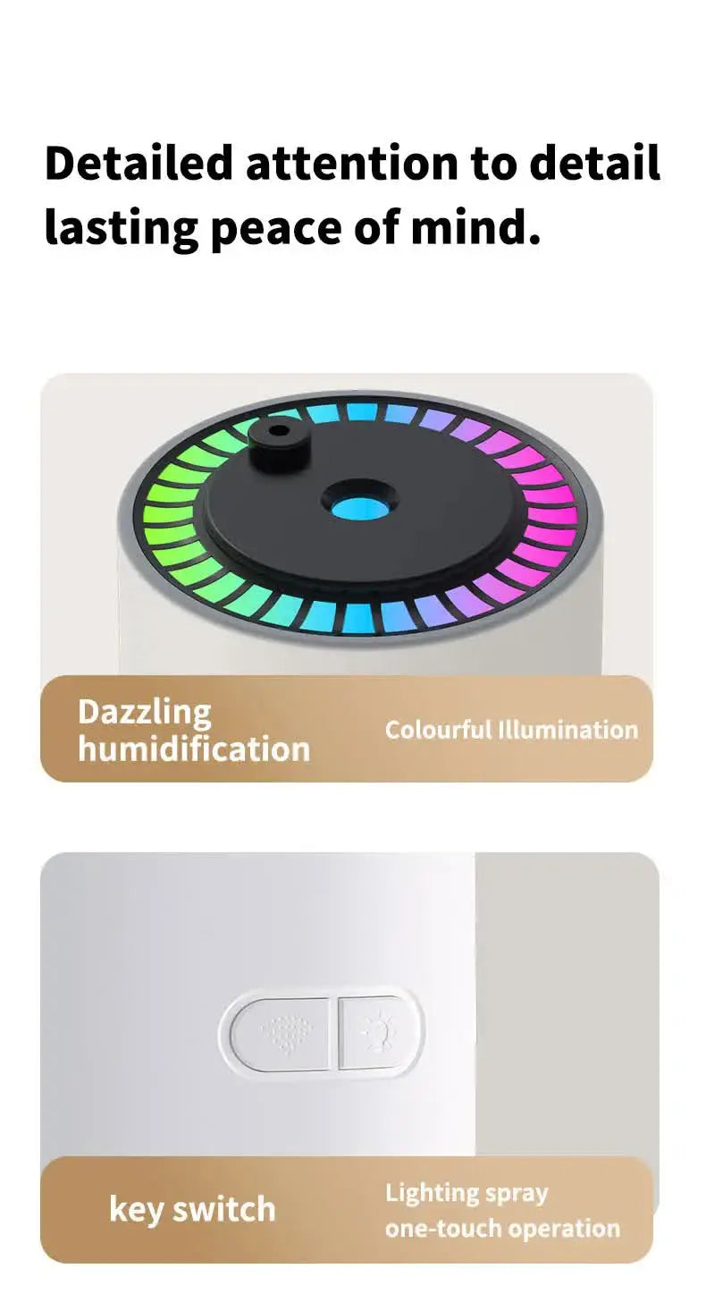 Pink Starry Sky Projection Humidifier – USB Ultrasonic Car and Home Air Humidifier, Mist Diffuser for Hydration Wholesale Hub