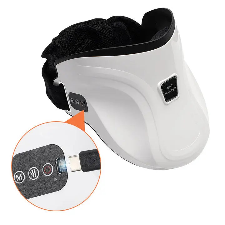 Electric Heated Neck Massager with Carbon Fiber Infrared Therapy & Customizable Temperatures Wholesale Hub
