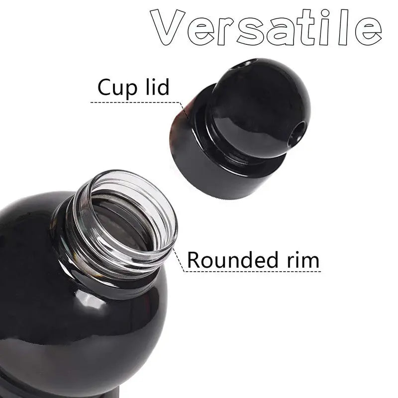 32oz Black Myth Wukong Inspired Gourd Water Plastic Green Bottle - Decorative Double-Layer Flask with Calligraphy and Accessories Wholesale Hub