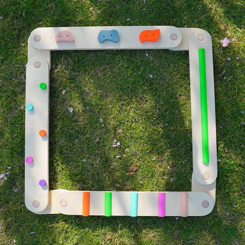 Wooden Sensory Balance Beam Set for Kids - Indoor and Outdoor Balance Training Wholesale Hub