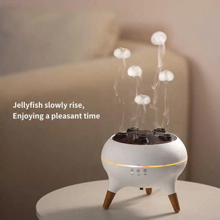 Dynamic Jellyfish Aroma Diffuser with Timer, Ambient Lighting, and Adjustable Mist Modes Wholesale Hub