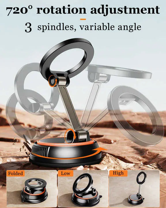 360 Degree Rotating Magnetic Phone Holder - Strong Suction and Stable Design Wholesale Hub