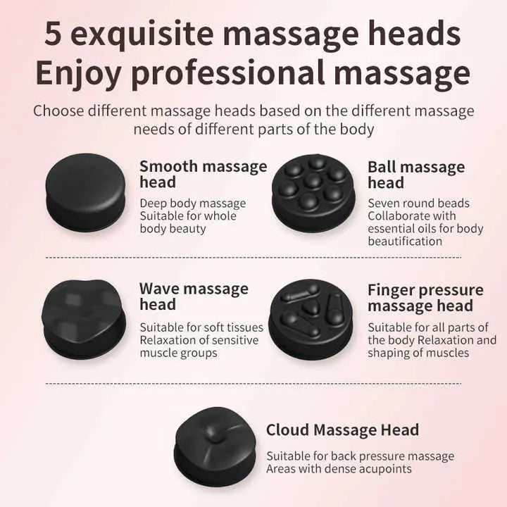 White Portable Electric Body Sculpting Massager - Slimming and Relaxation Tool Wholesale Hub