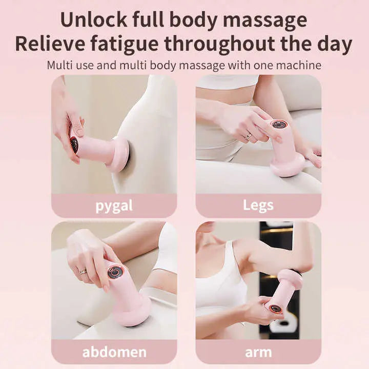 White Portable Electric Body Sculpting Massager - Slimming and Relaxation Tool Wholesale Hub