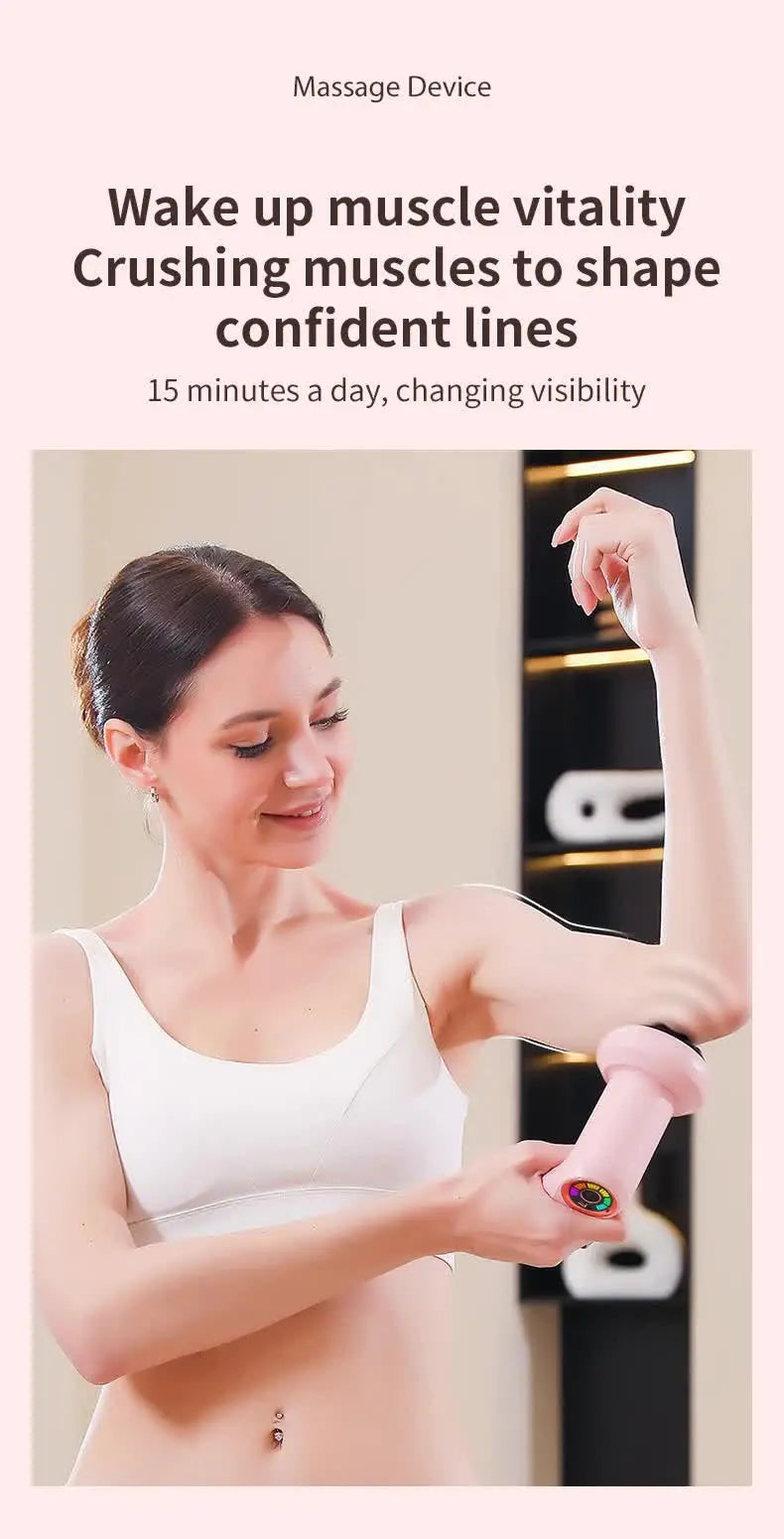 White Portable Electric Body Sculpting Massager - Slimming and Relaxation Tool Wholesale Hub