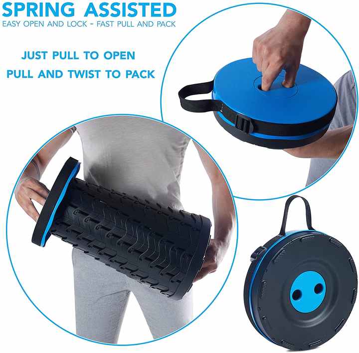 Black Portable Outdoor Telescopic Folding Stool with 100 Weight-Bearing Buckles, Lightweight and Compact Design, Perfect for Fishing, Camping, and Travel Wholesale Hub