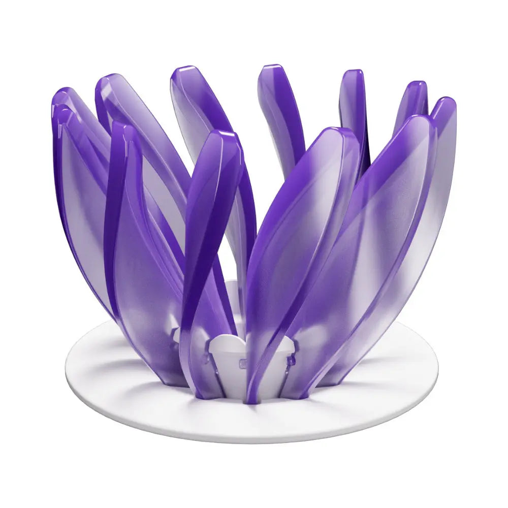 V60 Pour Over Coffee Dripper - Heat Resistant Brew Filter Cone - Purple(White Base) Wholesale Hub