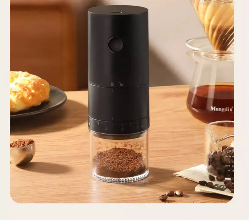 Portable Electric Coffee Grinder - 1500mAh Battery, 30-Mesh Fine Grind, USB-C Charging Wholesale Hub