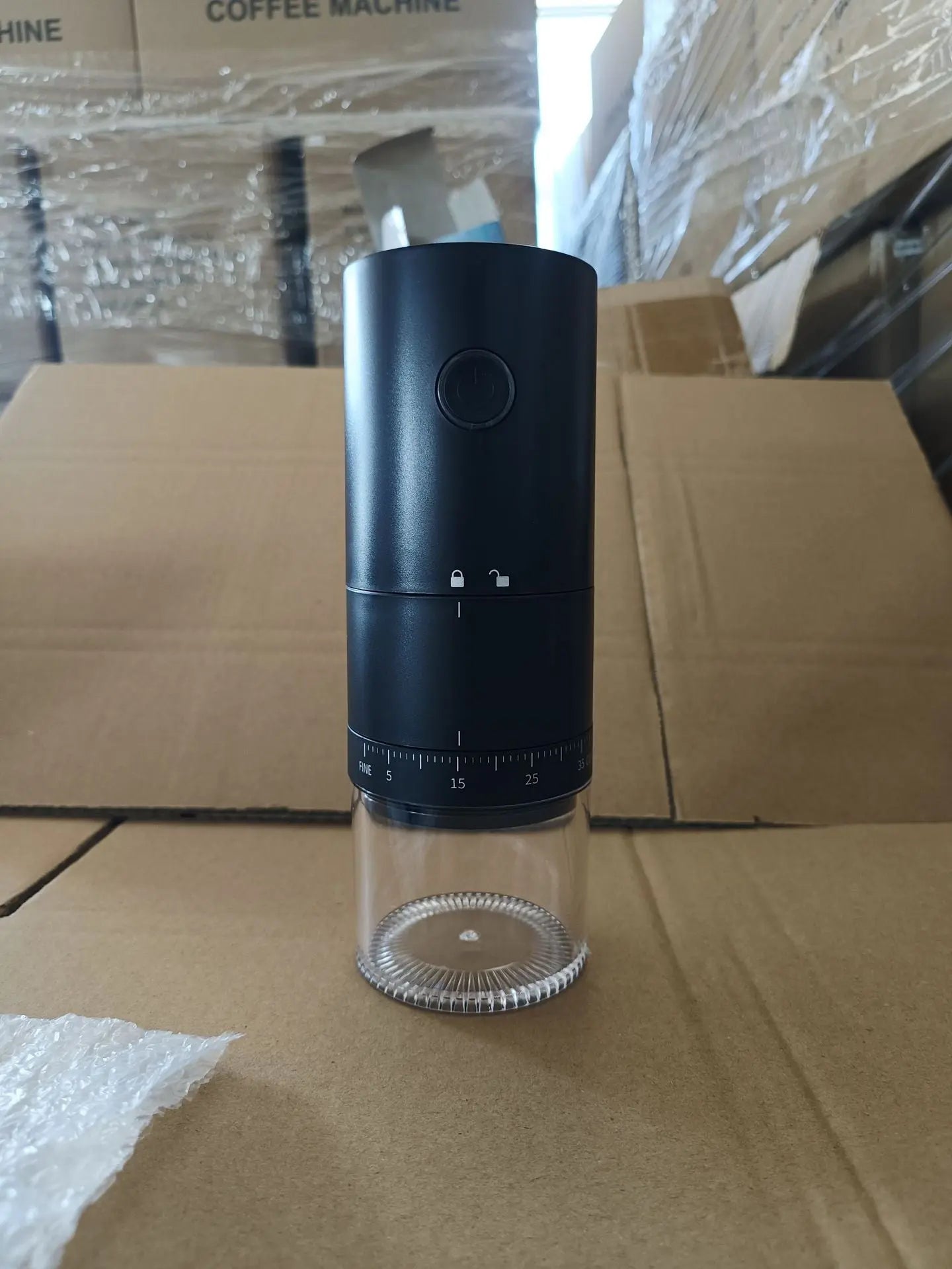 Portable Electric Coffee Grinder - 1500mAh Battery, 30-Mesh Fine Grind, USB-C Charging Wholesale Hub
