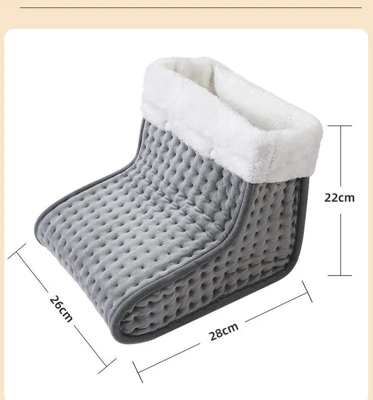 Premium Electric Foot Warmer - Fast Heating Pad with 9 Temperature Levels & 4 Timer Settings, Ultra-Soft Washable Lining for Home & Office Wholesale Hub