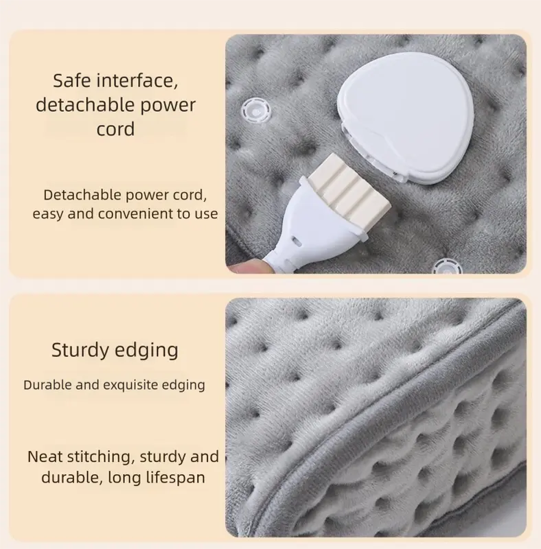 Premium Electric Foot Warmer - Fast Heating Pad with 9 Temperature Levels & 4 Timer Settings, Ultra-Soft Washable Lining for Home & Office Wholesale Hub