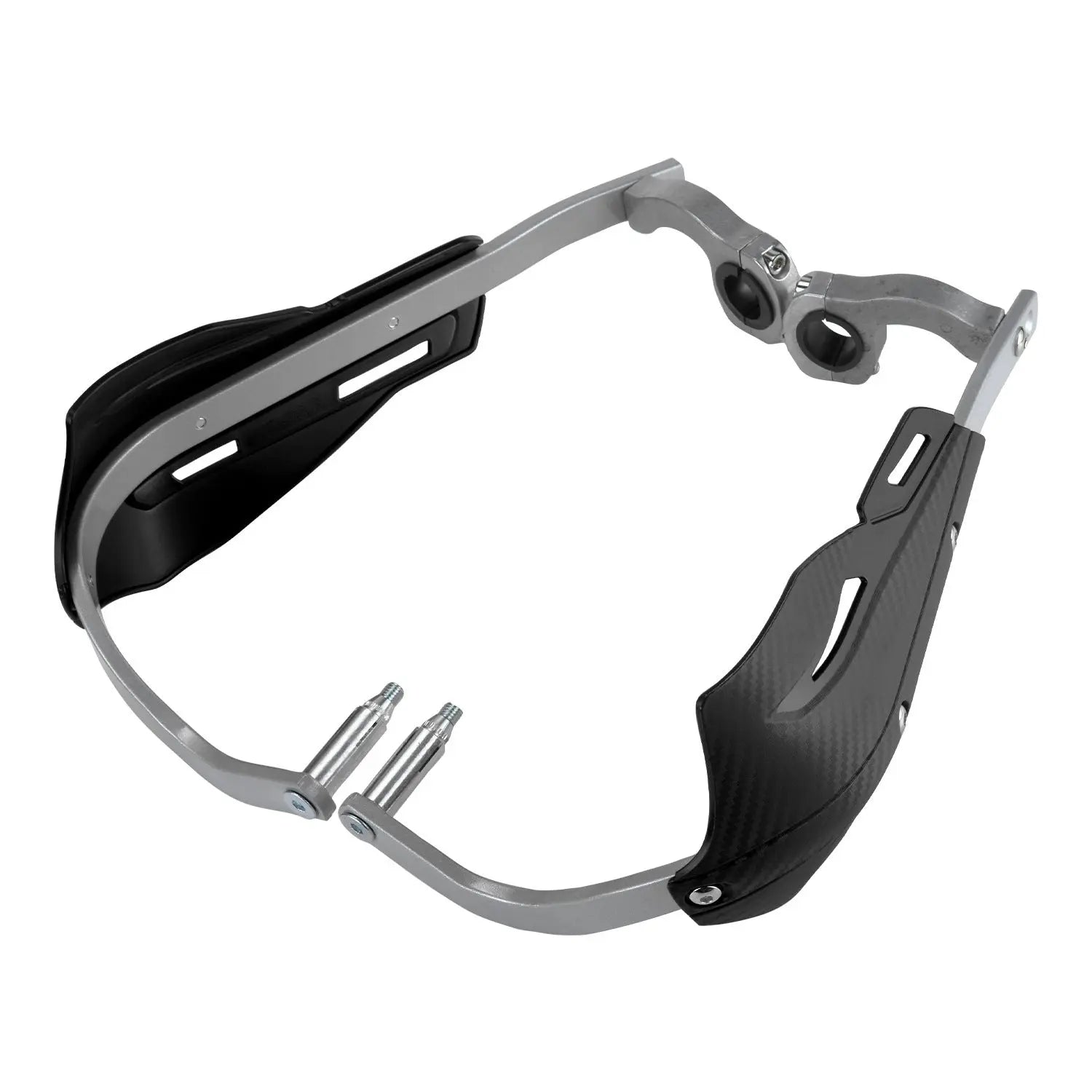 Professional Universal Motorcycle Handguards for Honda CC110 Cross Cub - Heavy Duty Aluminum Alloy Anti-Collision Brush Guards, Carbon Fiber Style Handlebar Protectors for Dirt Bikes and Off-Road Motorcycles - 1 Pair—Blue Wholesale Hub