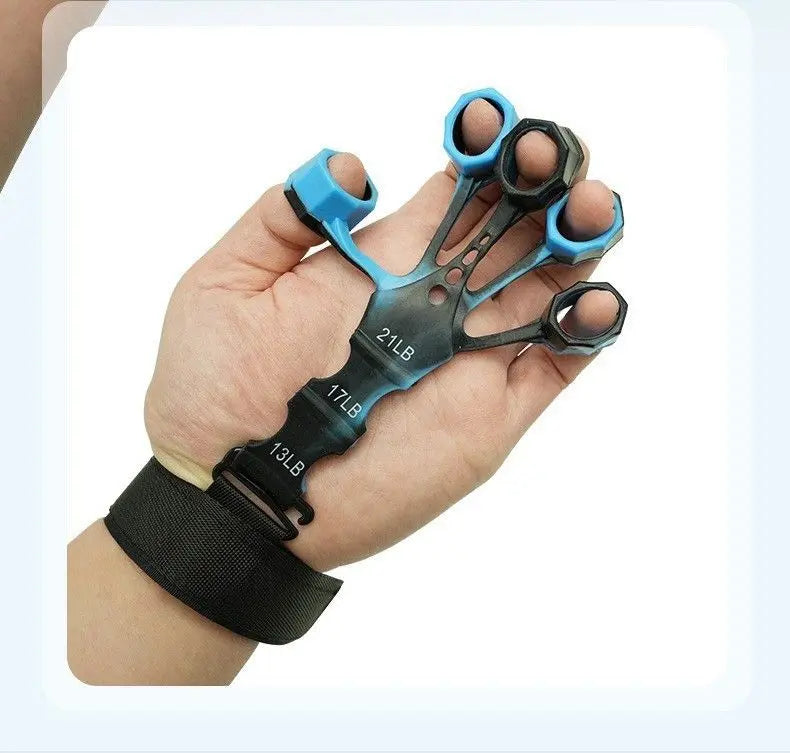 10 pcs Green Finger Exerciser and Hand Strengthener - Adjustable Silicone Grip Strength Trainer for Physical Therapy, Athletes and Musicians - 13LB to 21LB Resistance Levels Wholesale Hub