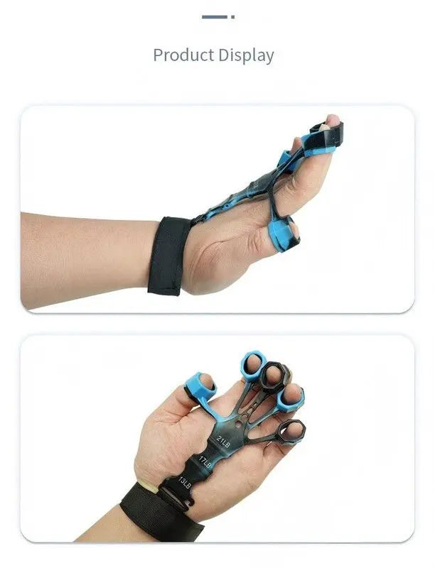 10 pcs Green Finger Exerciser and Hand Strengthener - Adjustable Silicone Grip Strength Trainer for Physical Therapy, Athletes and Musicians - 13LB to 21LB Resistance Levels Wholesale Hub