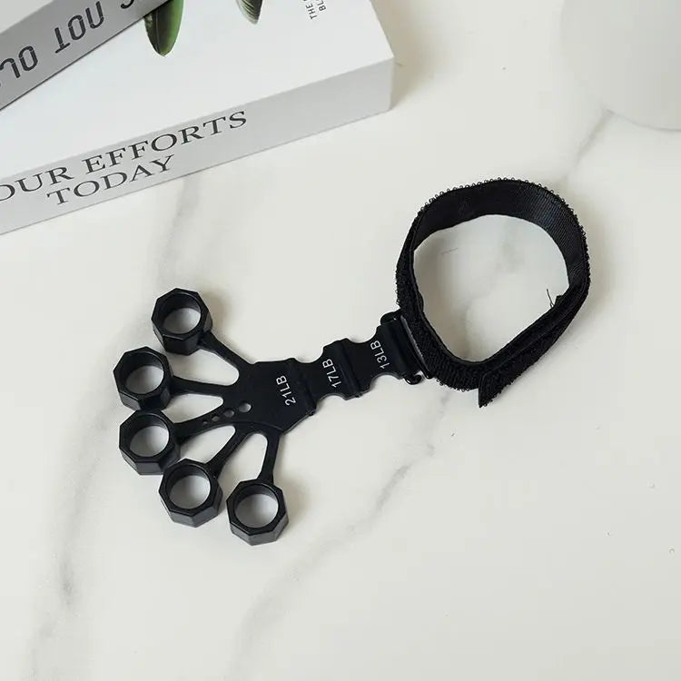 10 pcs Black Finger Exerciser and Hand Strengthener - Adjustable Silicone Grip Strength Trainer for Physical Therapy, Athletes and Musicians - 13LB to 21LB Resistance Levels Wholesale Hub