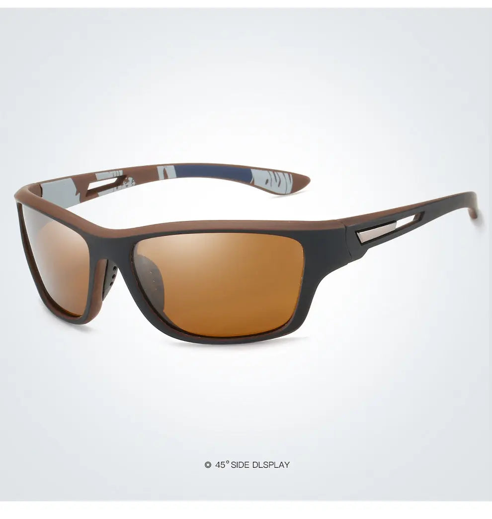 2 pcs Stylish Polarized Sports Sunglasses - UV Protection, Lightweight, Ideal for Fishing & Outdoor Activities Wholesale Hub