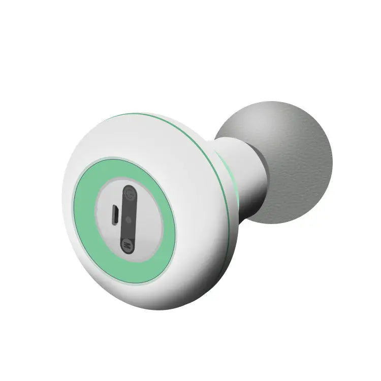 2 Pcs Grey And Green Mini Massage Gun - 6-Speed Muscle Relaxer, USB Rechargeable, Portable Fascia Massager for Home Use Wholesale Hub