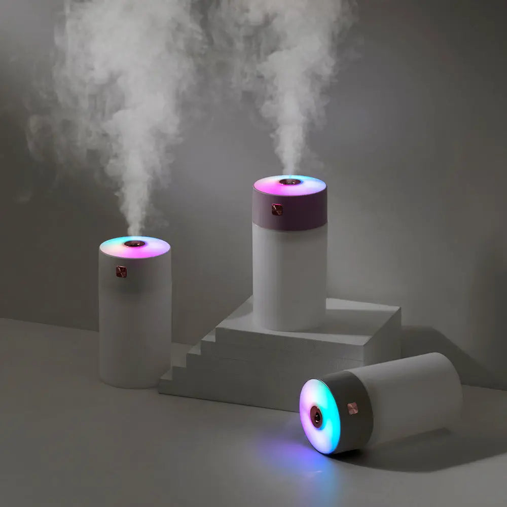 Pink 300ml USB Air Humidifier - Quiet Mini Humidifier for Bedroom, Office, Car Wholesale Hub