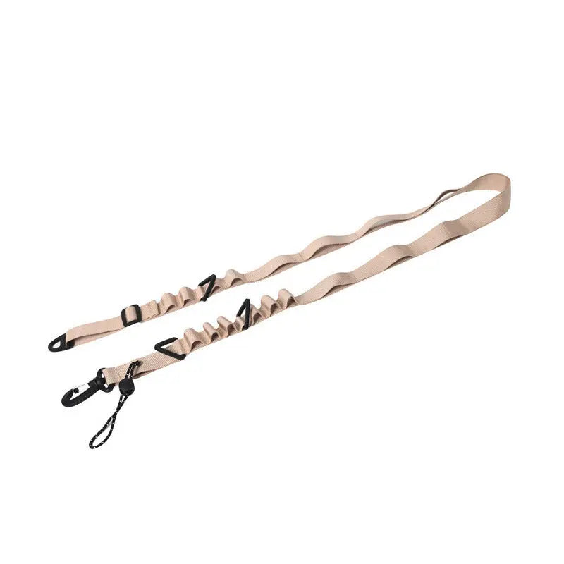 Khaki 4 PCS Heavy-Duty Outdoor Utility Strap - Multi-Purpose Camping Gear & Bottle Hanging Lanyard Wholesale Hub