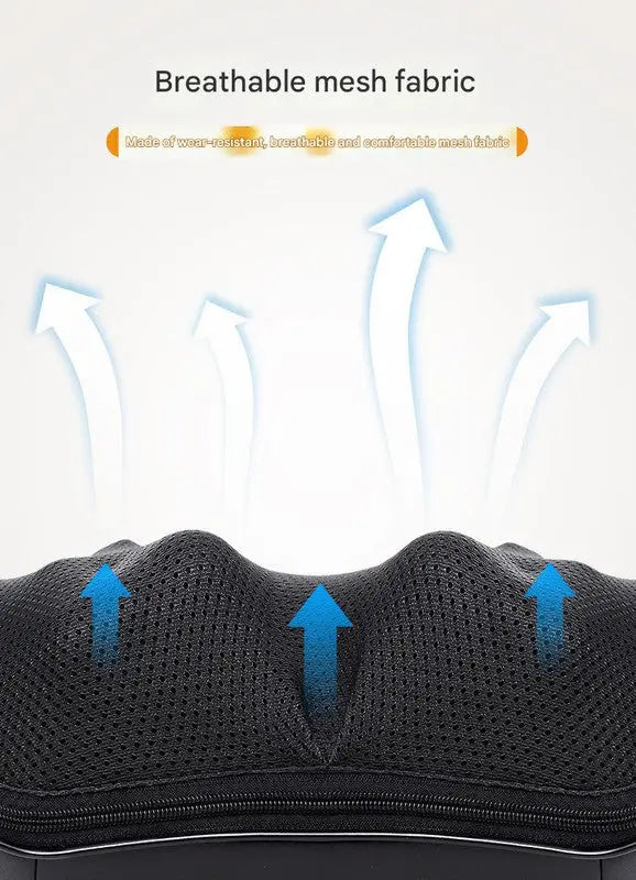 Deep Kneading Shiatsu Neck & Shoulder Massager with Heat - USB Rechargeable Ergonomic Design(Beige) Wholesale Hub