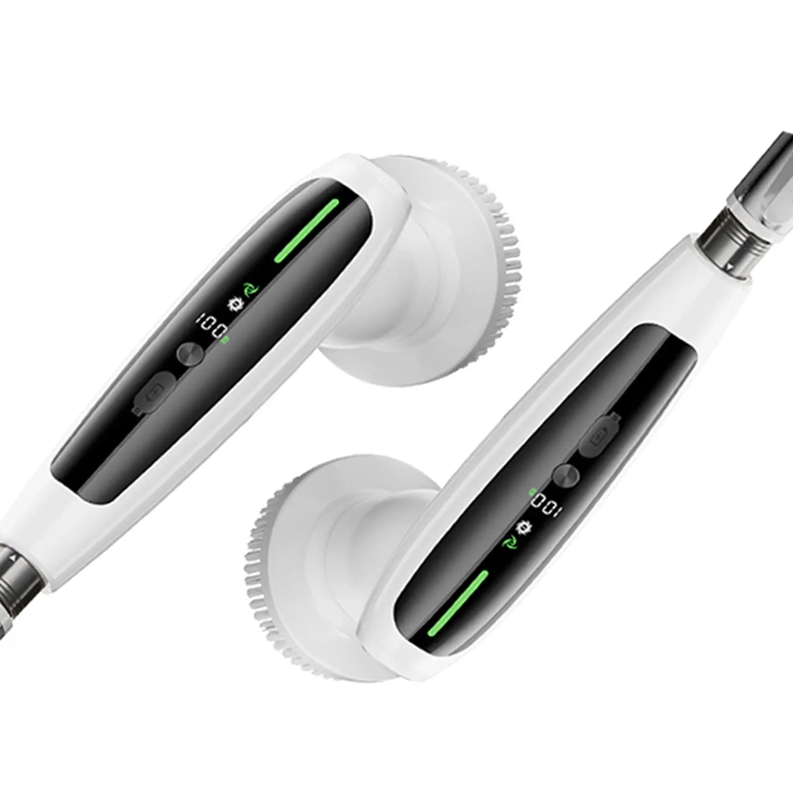 Electric Spin Scrubber with Adjustable Extension Handle & 8 Brush Heads - Smart LED Display Wholesale Hub