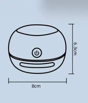 Green Cordless Tabletop Crumb Sweeper - USB Rechargeable Mini Vacuum for Desk Wholesale Hub
