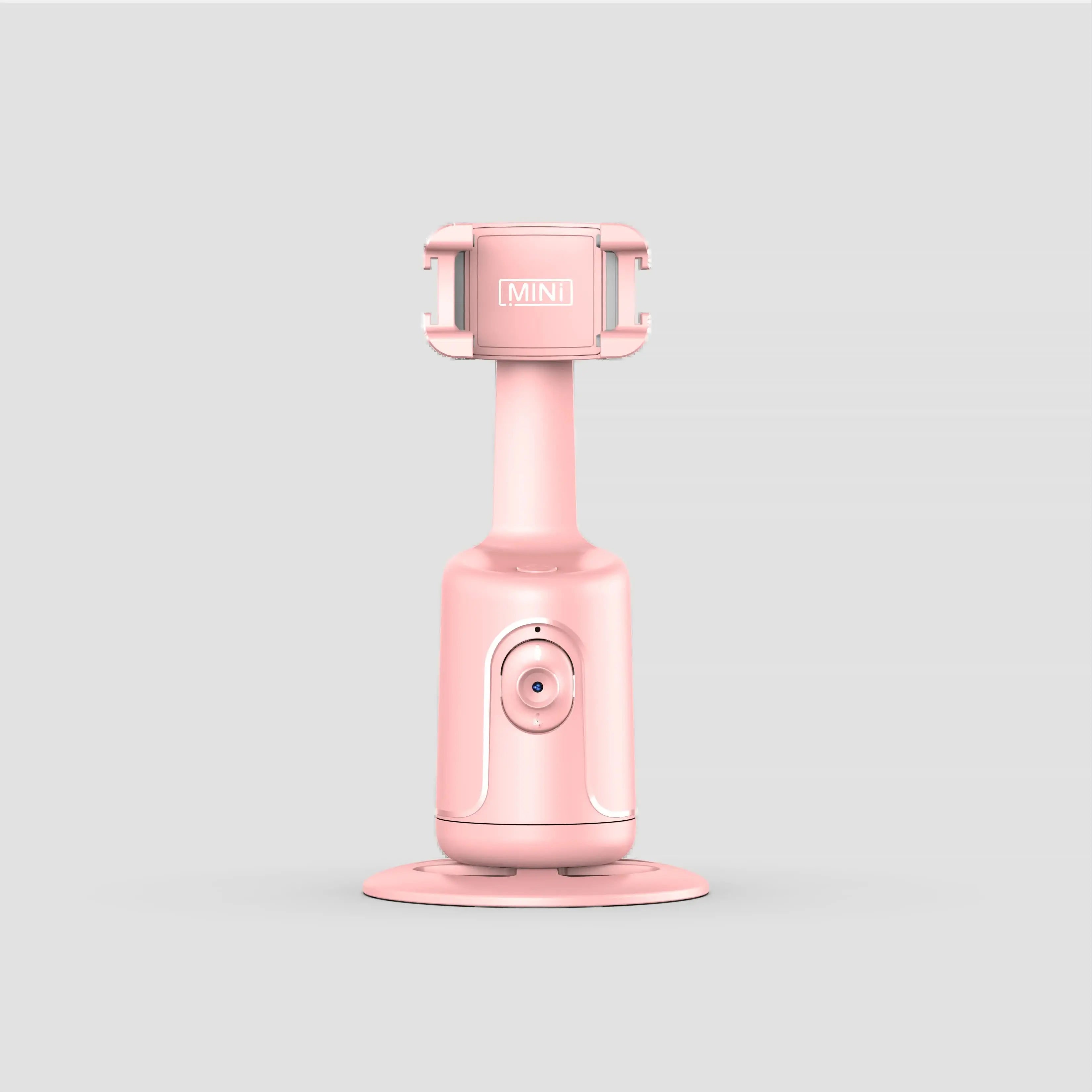 Pink AI Smart Auto Tracking Phone Holder - 360° Rotation Face & Body Tracking Mount Wholesale Hub