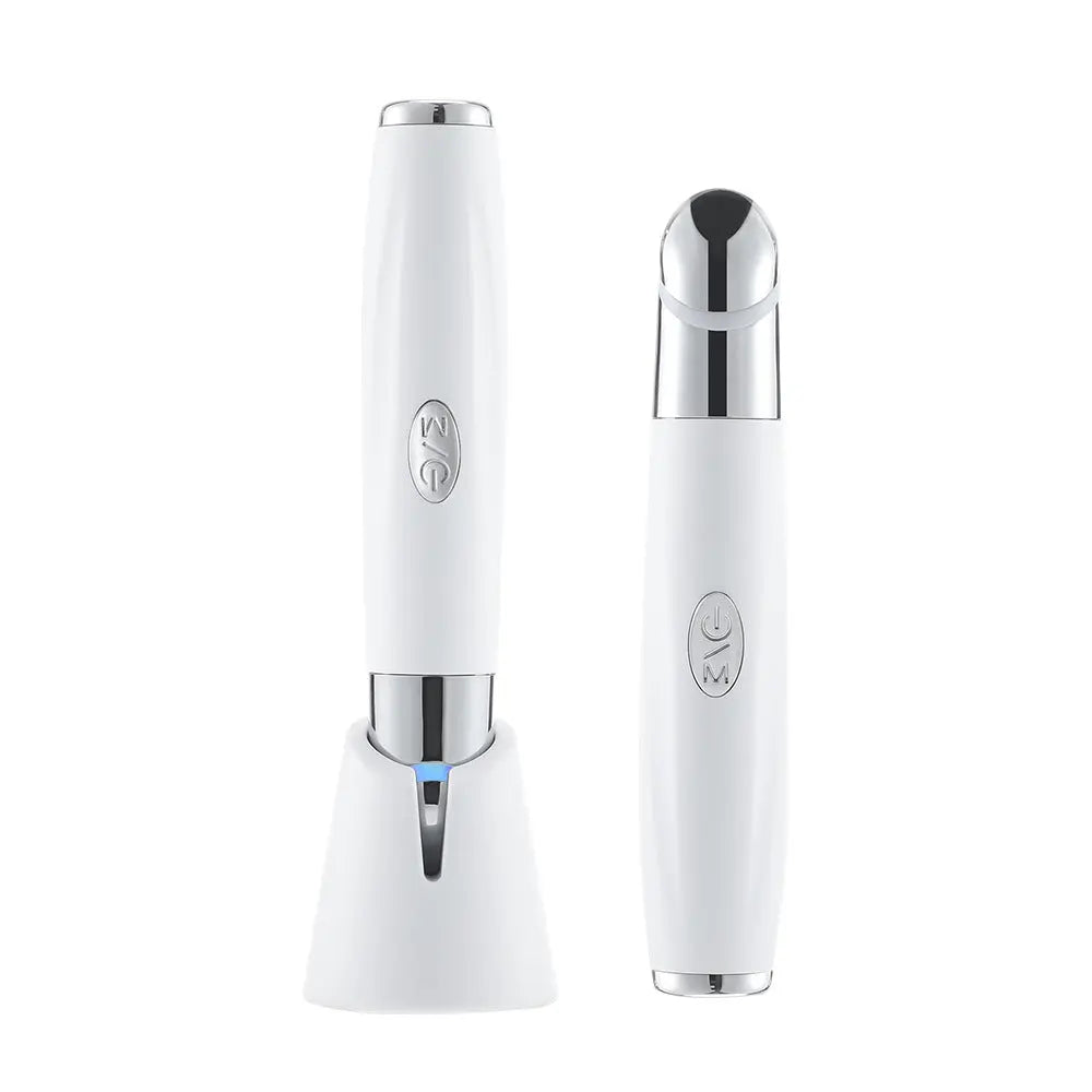 Rechargeable Eye Care Pen with Sterilizing Base - 3-Color Phototherapy Heat & Vibration Wholesale Hub