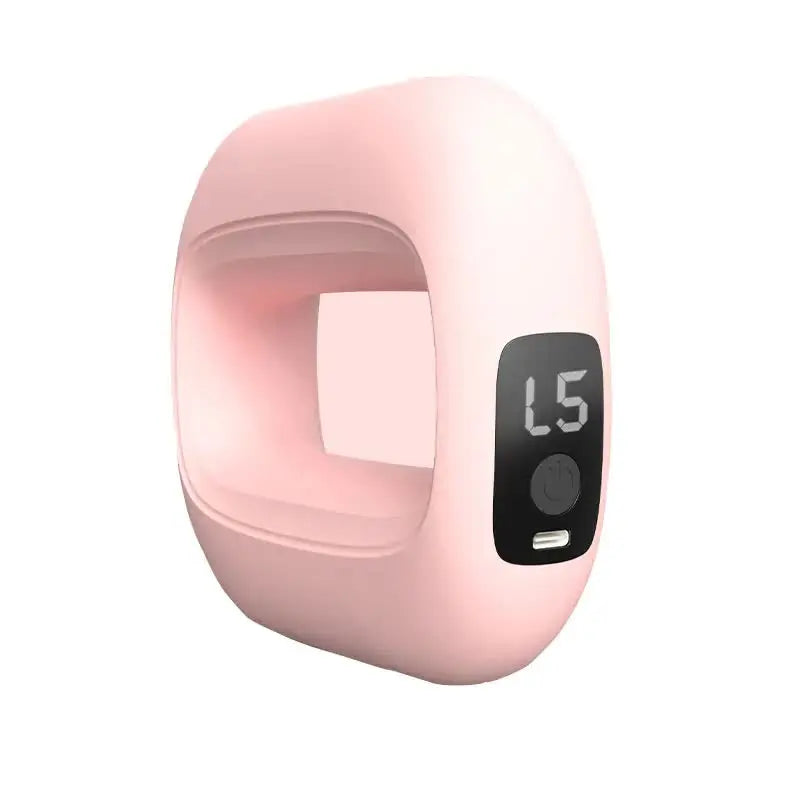 Portable Electric Muscle Relaxation Ring Massager - with Digital Display Pink Wholesale Hub
