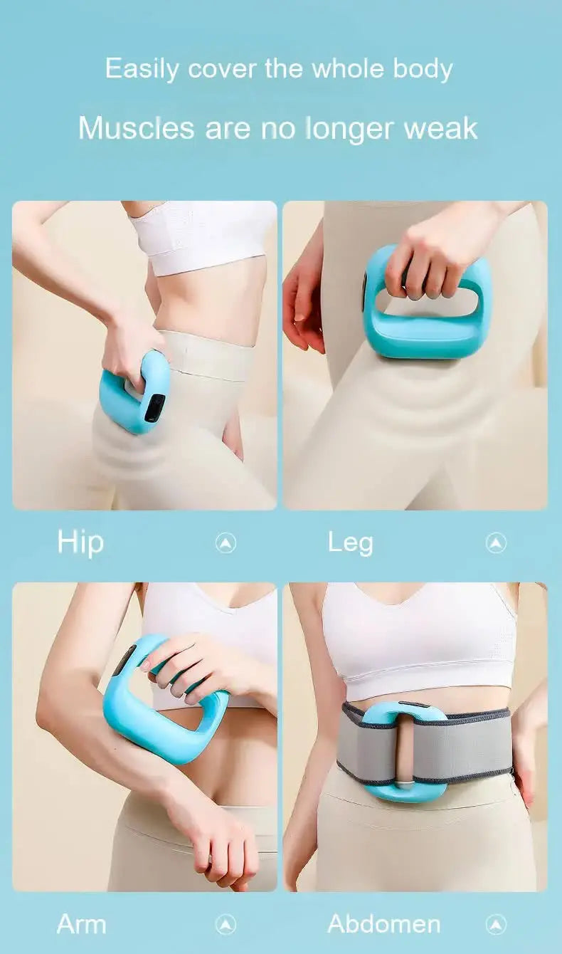 Portable Electric Muscle Relaxation Ring Massager - with Digital Display Purple Wholesale Hub