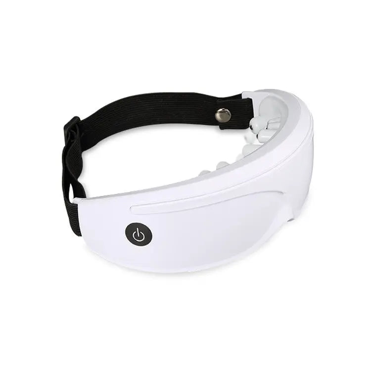 White Touch-Control Rechargeable Heated Eye Massager for Daily Use Wholesale Hub