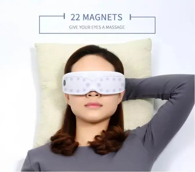 Black Touch-Control Rechargeable Heated Eye Massager for Daily Use Wholesale Hub