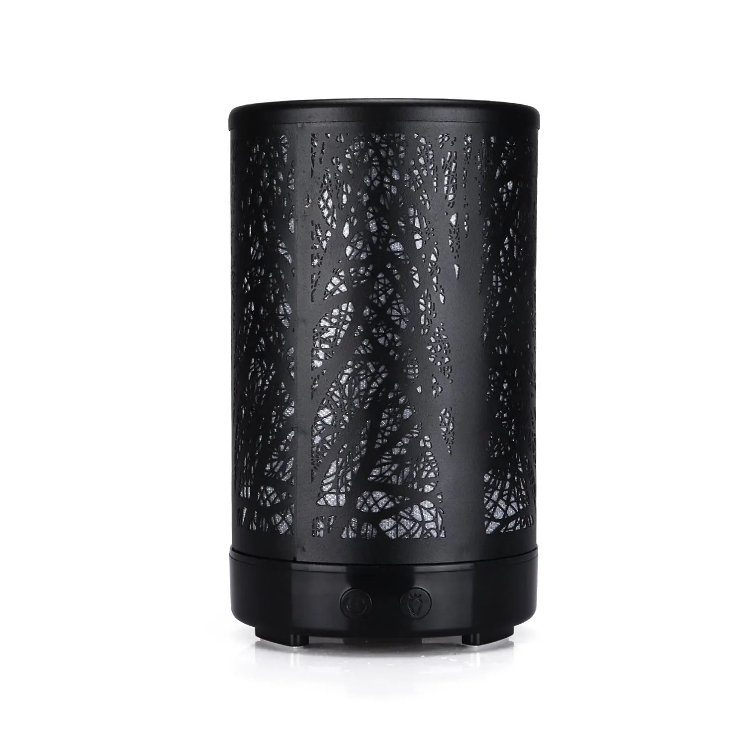 Black Forest Design Iron Essential Oil Diffuser - 7 Color LED Ultrasonic Cool Mist Humidifier 100ml Wholesale Hub