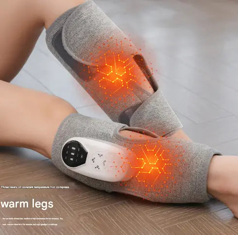 One-piece Pink Portable Leg Air Pressure Massager with Constant Heat - Slimming and Relaxation Wholesale Hub