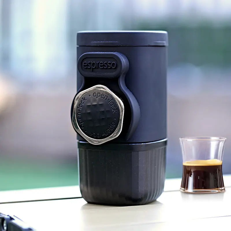 Portable Hand-Press Espresso Maker - Compact Capsule & Powder Coffee Machine Wholesale Hub