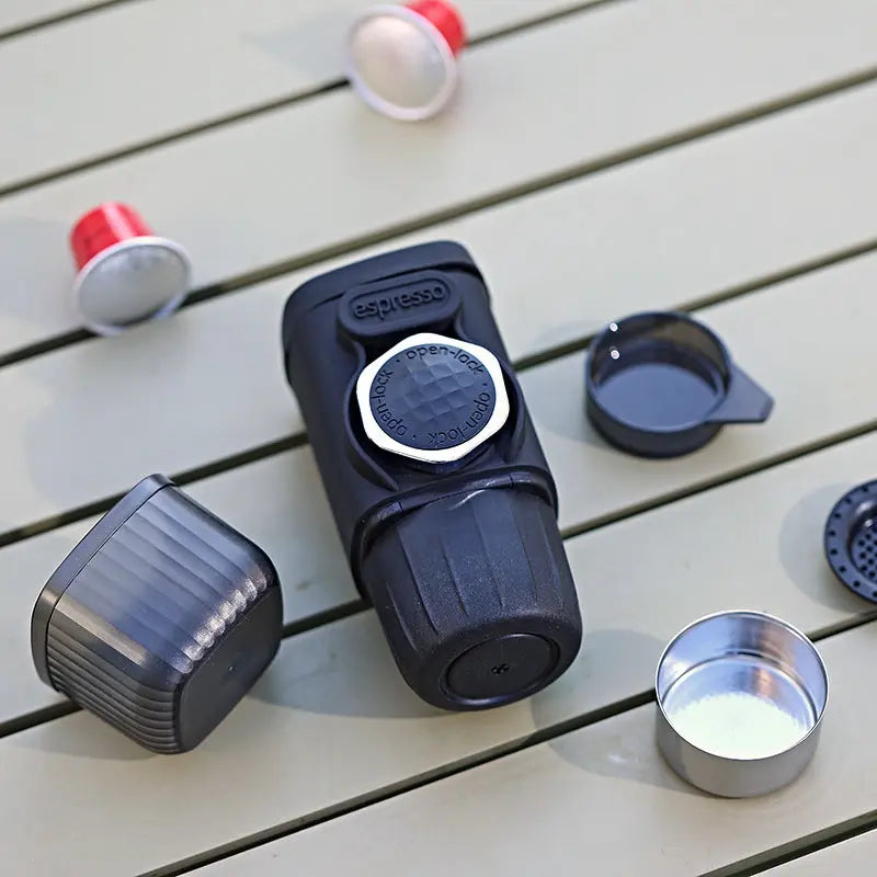 Portable Hand-Press Espresso Maker - Compact Capsule & Powder Coffee Machine Wholesale Hub