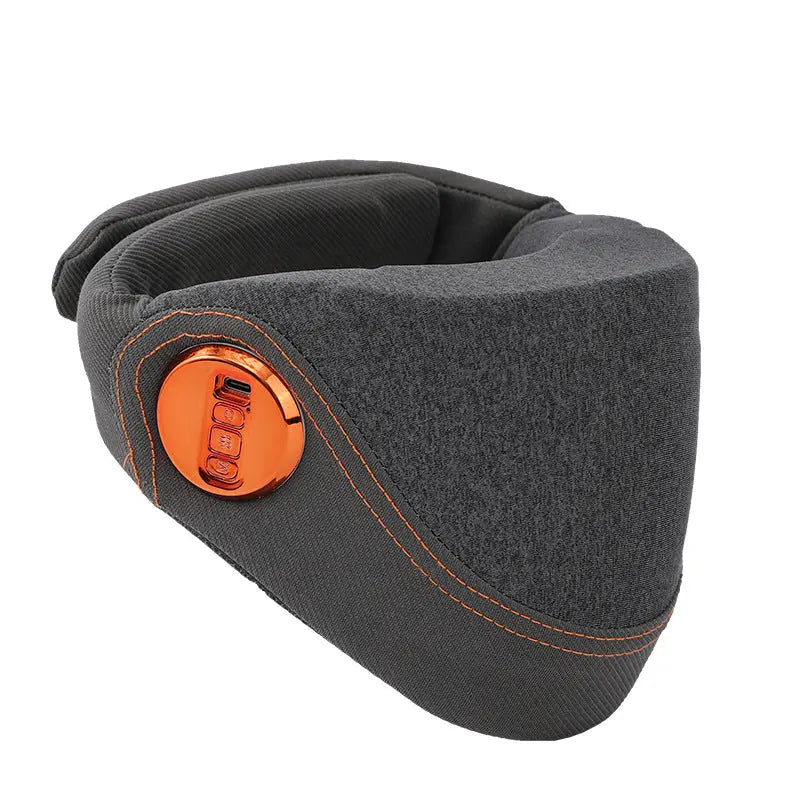 APP Intelligent Voice Grey Multi-Mode Cervical Traction Neck Massager with Heat Therapy Wholesale Hub