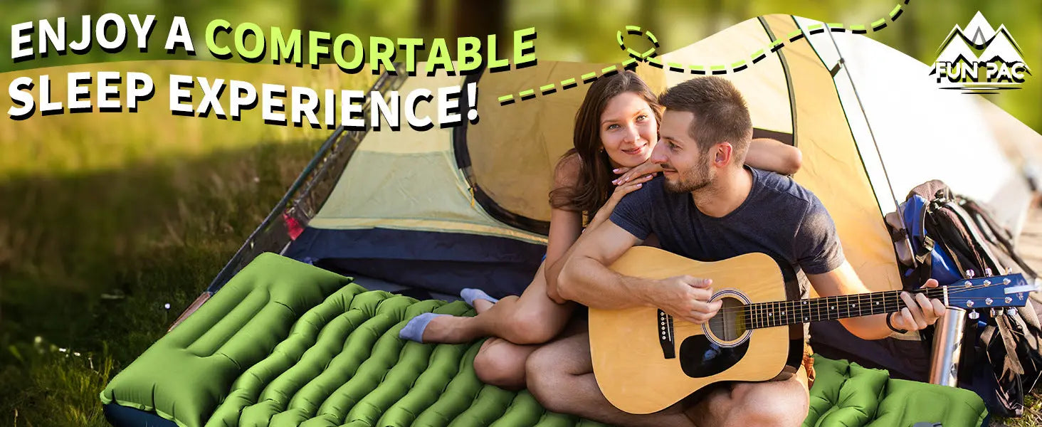 Grey 190cm Ultra-Light Foot Pump Inflatable Camping Sleeping Pad Wholesale Hub