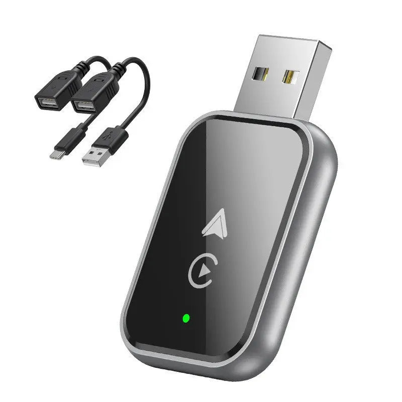 2-in-1 Wireless CarPlay & Android Auto Adapter - Plug & Play Dongle for Cars(Android phone Apple phone two in one) Wholesale Hub
