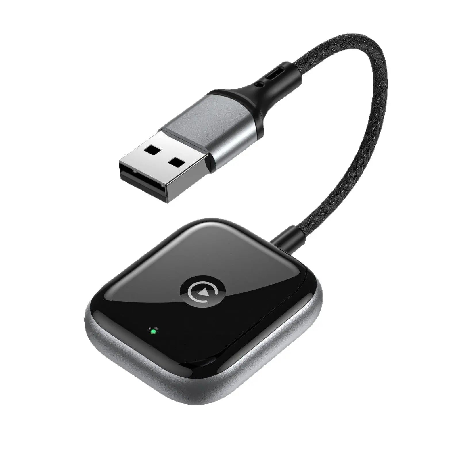 2-in-1 Wireless CarPlay & Android Auto Adapter - Plug & Play Dongle for Cars(Applicable to iPhone-Black) Wholesale Hub