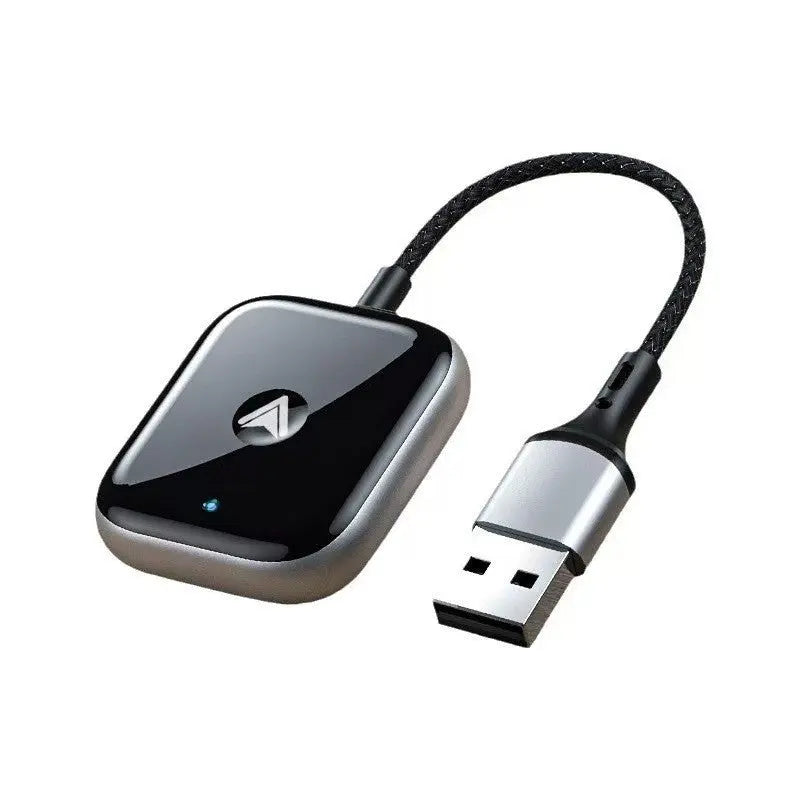 2-in-1 Wireless CarPlay & Android Auto Adapter - Plug & Play Dongle for Cars(Applicable to Android-Black) Wholesale Hub