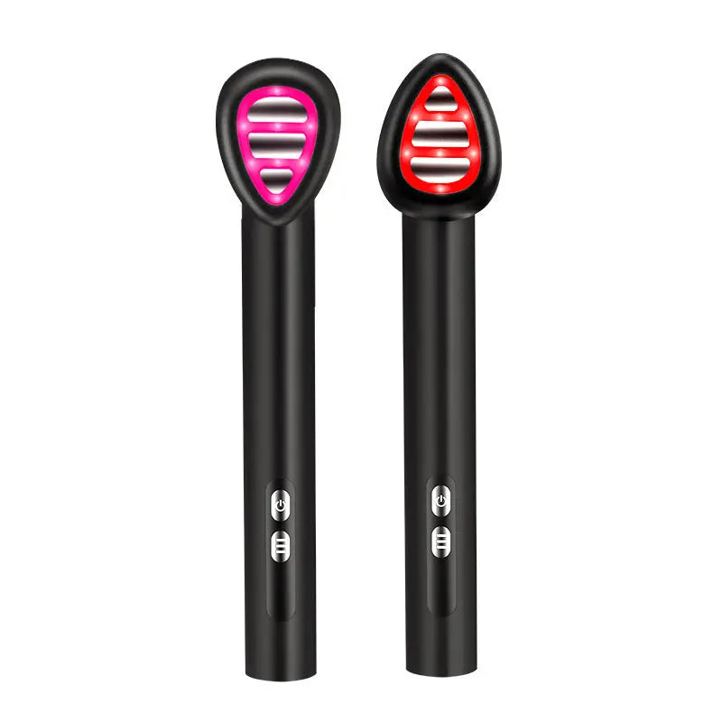 7-in-1 LED Facial Therapy Wand with 180 Rotatable Head & 42C Constant Temperature(black) Wholesale Hub