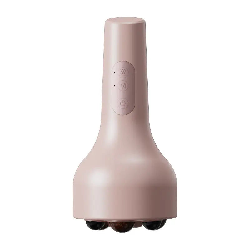 Rechargeable Smokeless Moxibustion & Massage Device with Hot Compress & Red Light Therapy(pink) Wholesale Hub