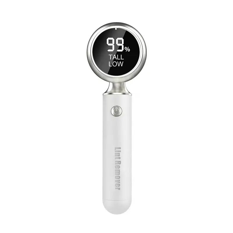 Upgraded Electric Lint Remover with LED Display - 6-Blade, Type-C Fast Charge, 2-in-1 with Sticky Roller(White) Wholesale Hub