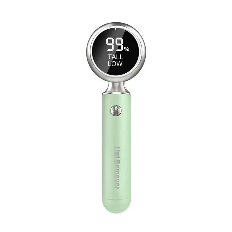 Upgraded Electric Lint Remover with LED Display - 6-Blade, Type-C Fast Charge, 2-in-1 with Sticky Roller(green) Wholesale Hub