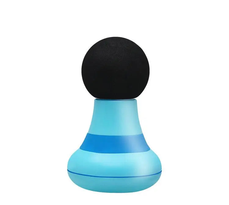 Mini Electric Fascia Massage Gun - Portable Deep Tissue Percussion Massager with Quiet Motor(blue) Wholesale Hub