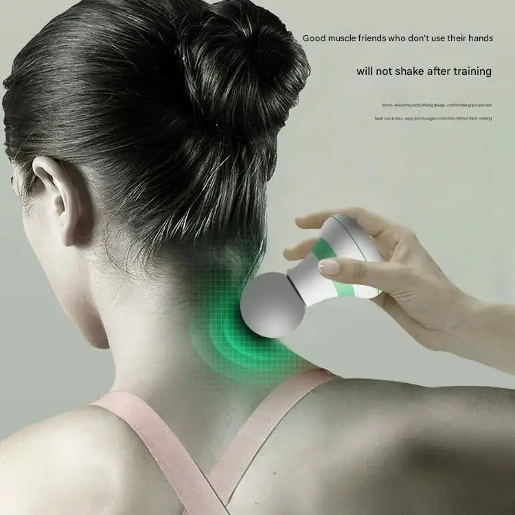 Mini Electric Fascia Massage Gun - Portable Deep Tissue Percussion Massager with Quiet Motor(Green) Wholesale Hub
