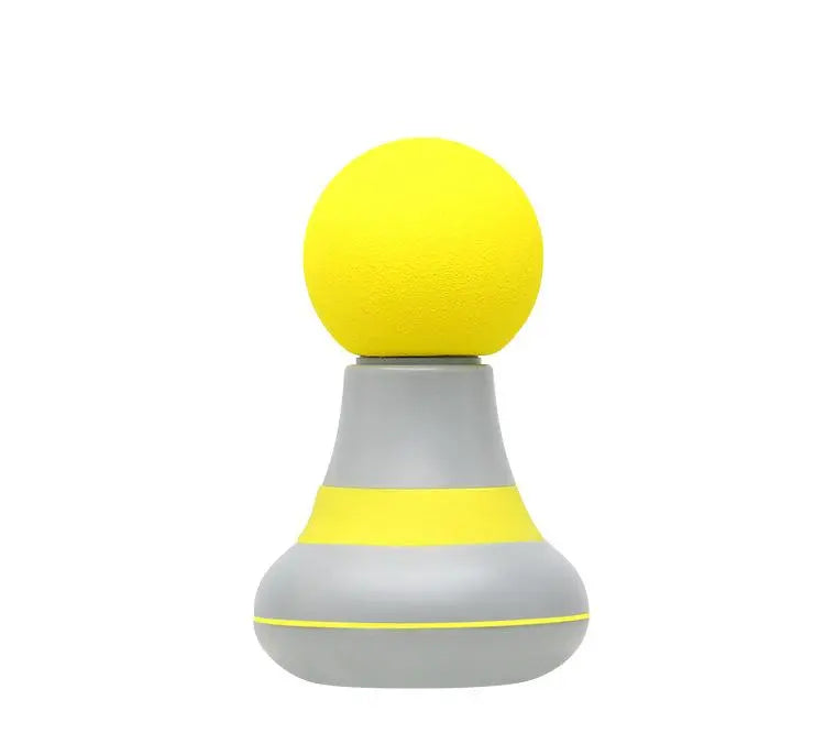 Mini Electric Fascia Massage Gun - Portable Deep Tissue Percussion Massager with Quiet Motor(Yellow) Wholesale Hub
