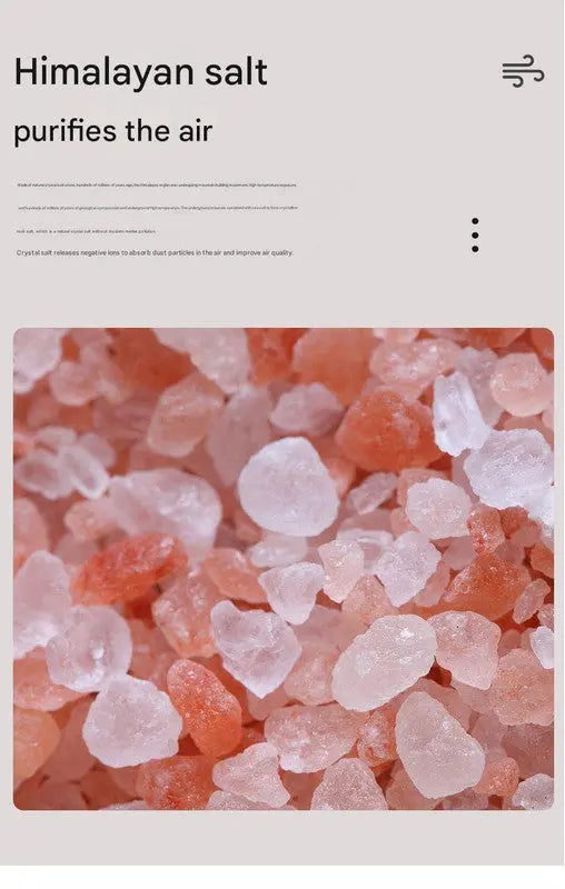 Himalayan Salt Stone Flame Aroma Diffuser & Humidifier - 7 Light Options, Ultrasonic, Auto Shut-Off(black) Wholesale Hub